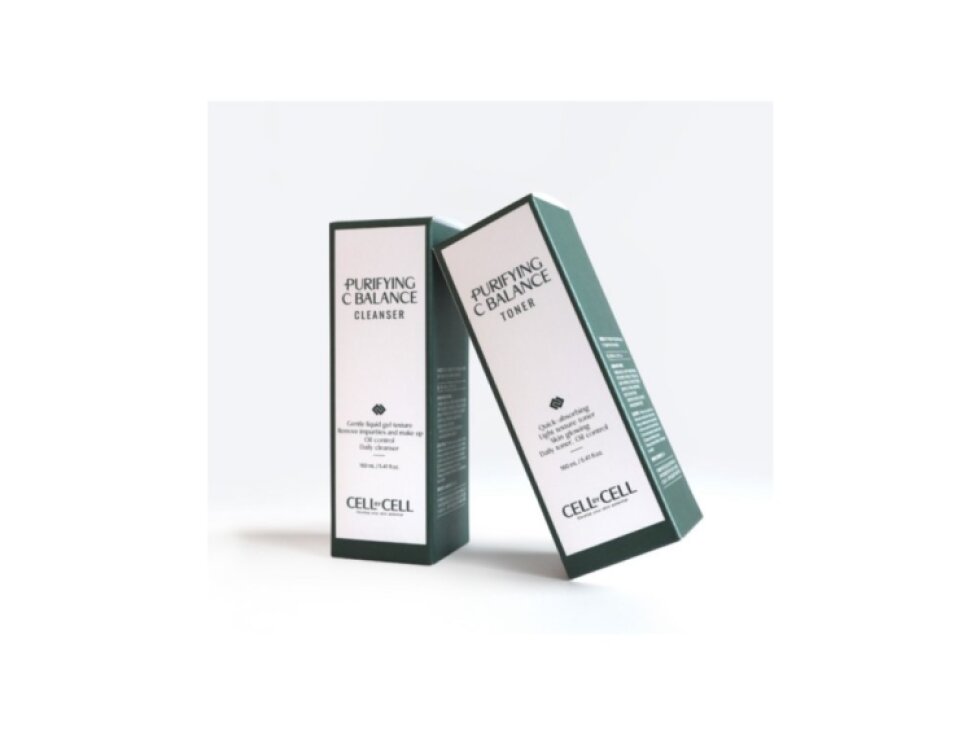 CELL BY CELL - PURIFYING C BALANCE TONER - Zklidňující toner s centella asiatica na mastnou a aknózní pleť 160 ml