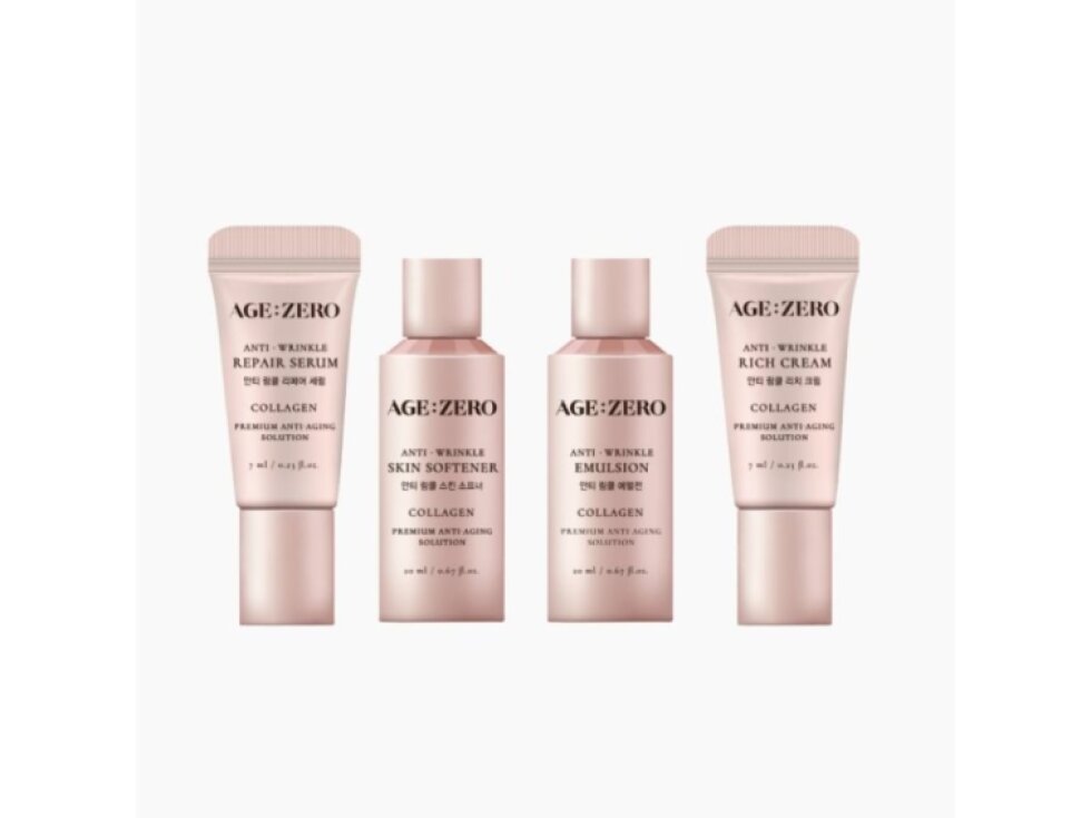 AGE:ZERO - TRAVEL KIT - Luxusní anti-age sada na cesty 4 miniaturky