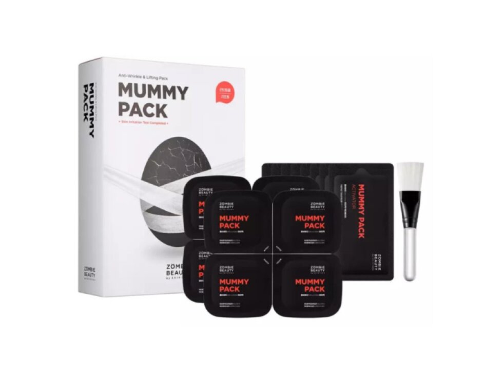 SKIN1004 - ZOMBIE BEAUTY MUMMY PACK & ACTIVATOR KIT - Zpevňující liftingová maska s aktivátorem 8 ks