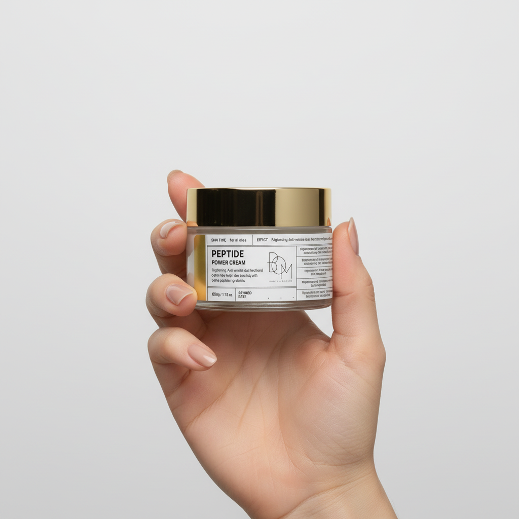 B.O.M. - PEPTIDE POWER CREAM - Protivráskový krém s čistým zlatem a peptidy 50 g