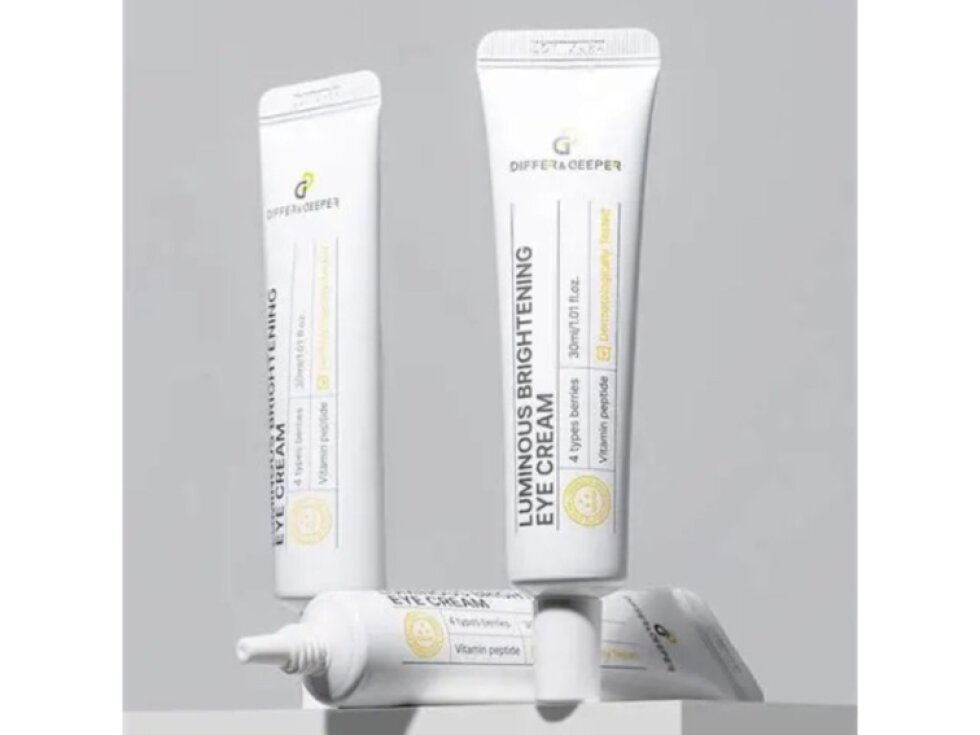DIFFER & DEEPER - LUMINOUS BRIGHTENING EYE CREAM - Rozjasňující a vyhlazující oční krém proti tmavým kruhům 30 ml