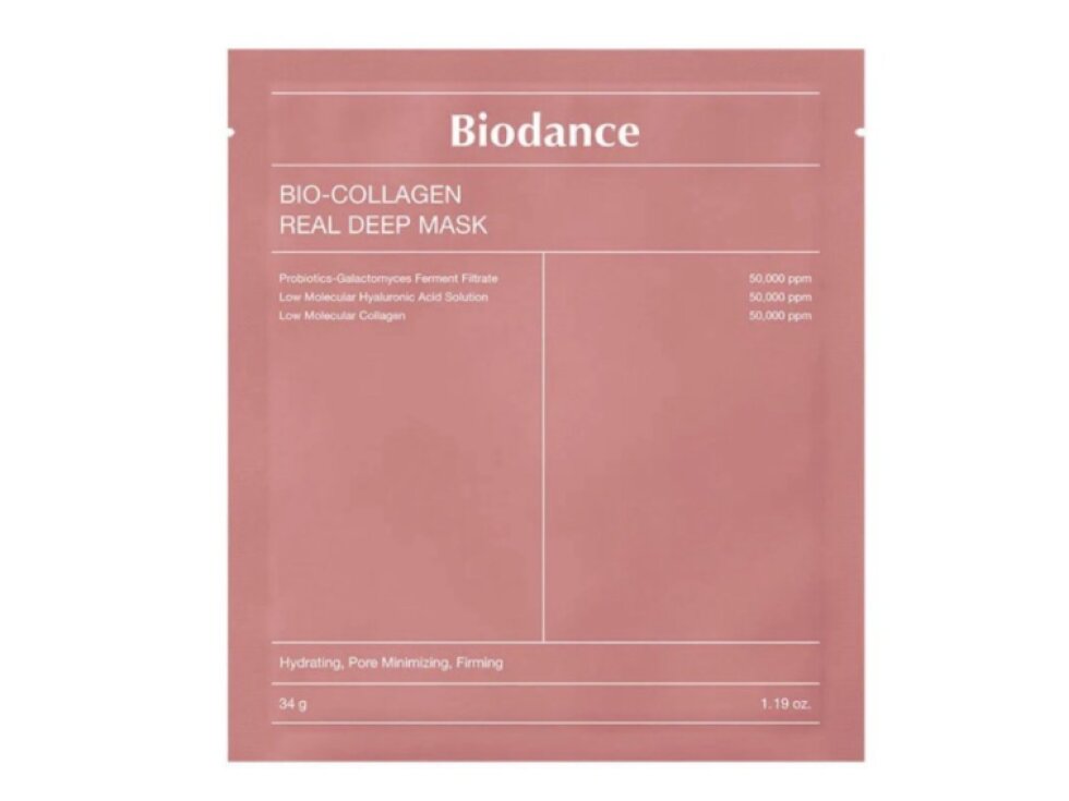 BIODANCE - BIO COLLAGEN REAL DEEP MASK - Hloubkově hydratační a zpevňující kolagenová maska s overnight efektema 34 g