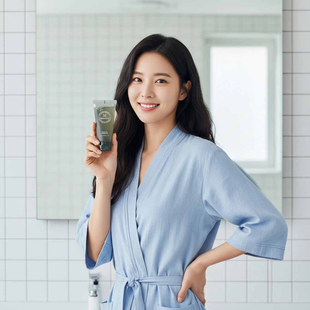 British M - Matcha Shampoo - Korejský posilující šampon s matchou proti vypadávání vlasů 60 ml