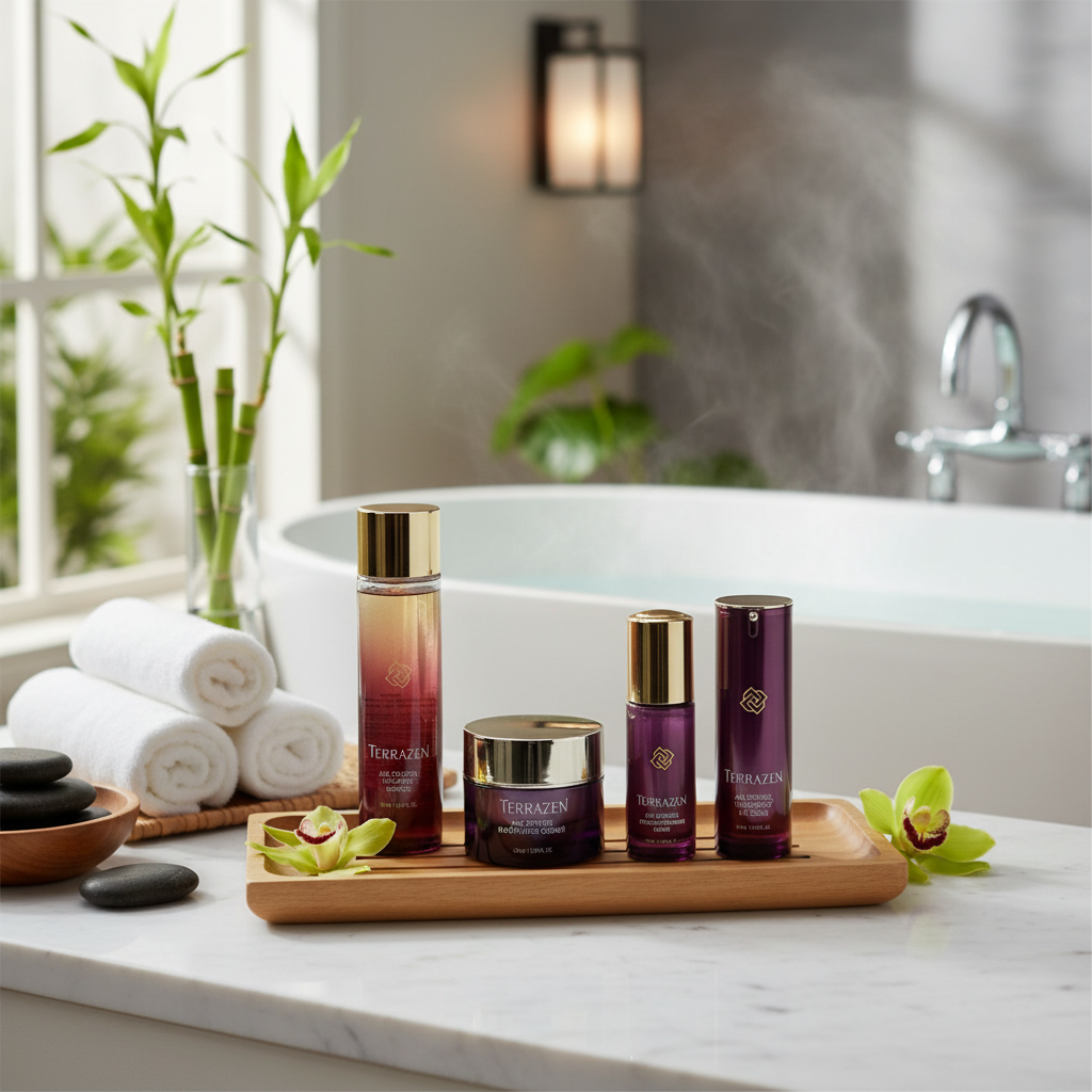 TERRAZEN - AGE CONTROL SET - Kompletní luxusní péče pro zralou a unavenou pleť 4 produkty