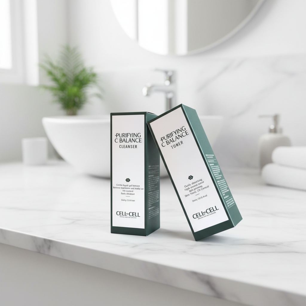 CELL BY CELL - PURIFYING C BALANCE TONER - Zklidňující toner s centella asiatica na mastnou a aknózní pleť 160 ml