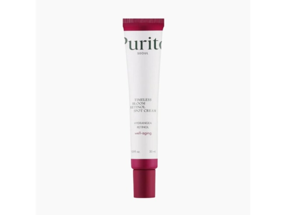 PURITO SEOUL - TIMELESS BLOOM RETINOL SPOT CREAM - Cílený protivráskový krém s retinolem a bakuchiolem 30 ml