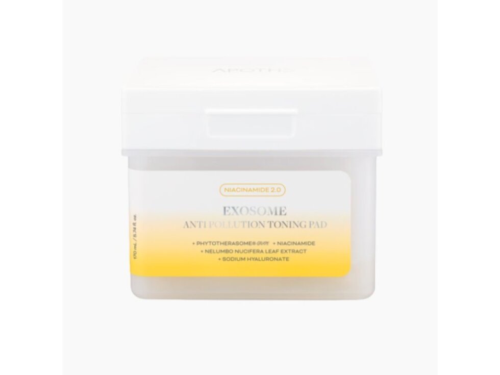 APOTHE - EXOSOME ANTI POLLUTION
TONING PAD - Luxusní tonizační tampony s exosomy pro ochranu pleti před znečištěním 170 ml