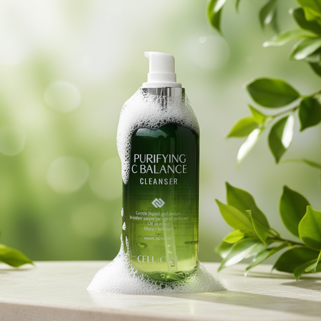 CELL BY CELL - PURIFYING C BALANCE CLEANSER - Jemný čistící gel zejména pro mastnou a aknózní pleť 160 ml