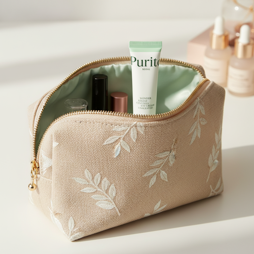 PURITO SEOUL - WONDER RELEAF CENTELLA EYE CREAM UNSCENTED - Zklidňující a posilující oční krém s pupečníkem asijským a peptidy bez parfemace 30 ml