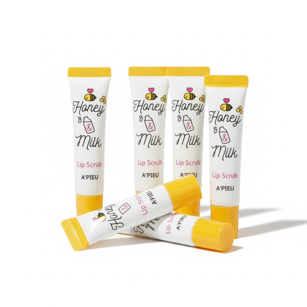 Apieu - Honey & Milk Lip Scrub - Peeling na rty s medem a mlékem 8 g