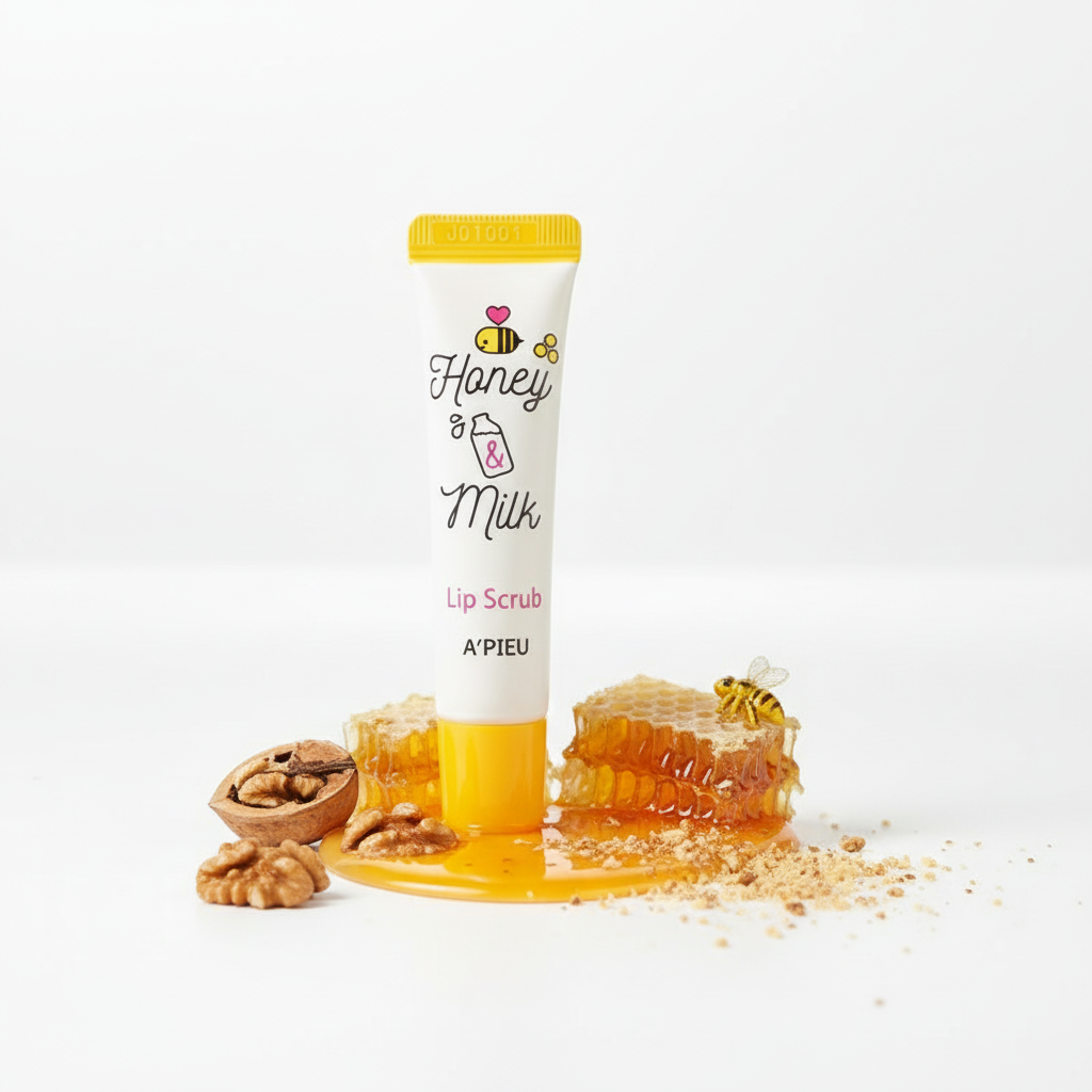 Apieu - Honey & Milk Lip Scrub - Peeling na rty s medem a mlékem 8 g