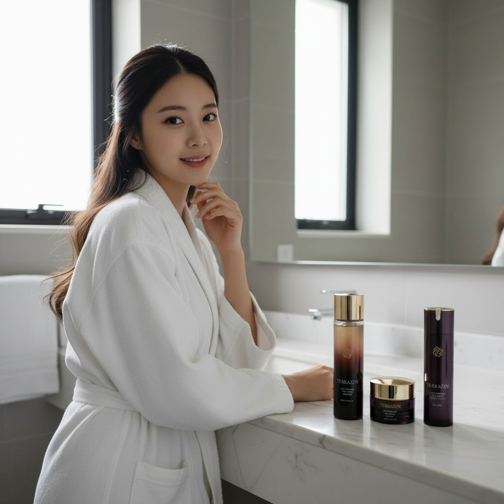 TERRAZEN - AGE CONTROL SPECIAL SET - Dárkové balení luxusní anti-age péče pro viditelně pevnější, hladší a rozjasněnou pleť 3 produkty