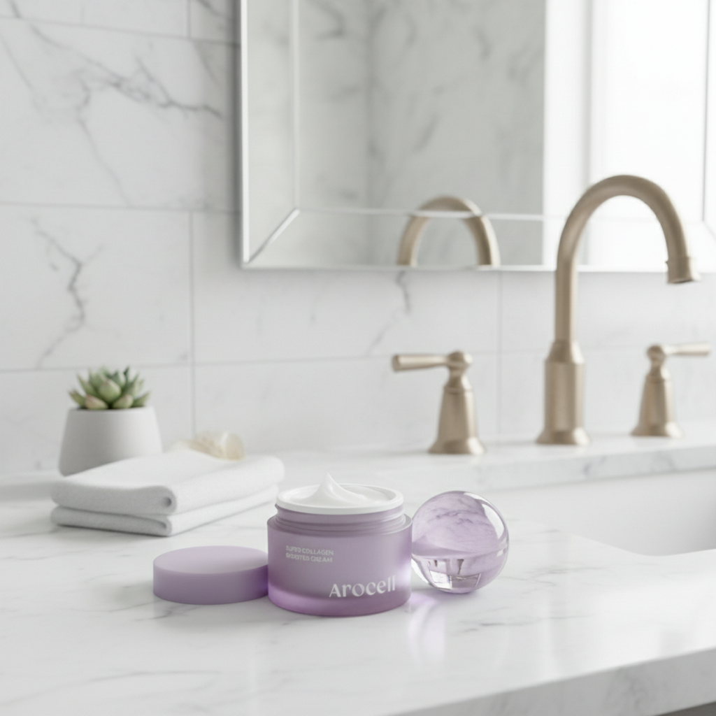 AROCELL - SUPER COLLAGEN BOOSTER CREAM - Intenzivní kolagenový krém pro pevnost a pružnost pleti 50 g