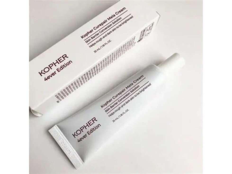 KOPHER - CUREPAIR MELA CREAM - Multifunkční regenerační krém pro sjednocení tónu pleti, péči o póry a elasticitu 35 ml