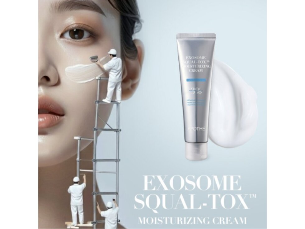 APOTHE - EXOSOME SQUAL-TOX 3% MOISTURIZING CREAM - Regenerační hydratační krém s exozomy, skvalanem a niacinamidem 60 ml