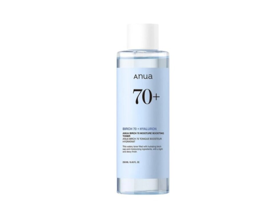 ANUA - BIRCH MOISTURE BOOSTING TONER - Revitalizační a hydratační toner s březovou šťávou 250 ml