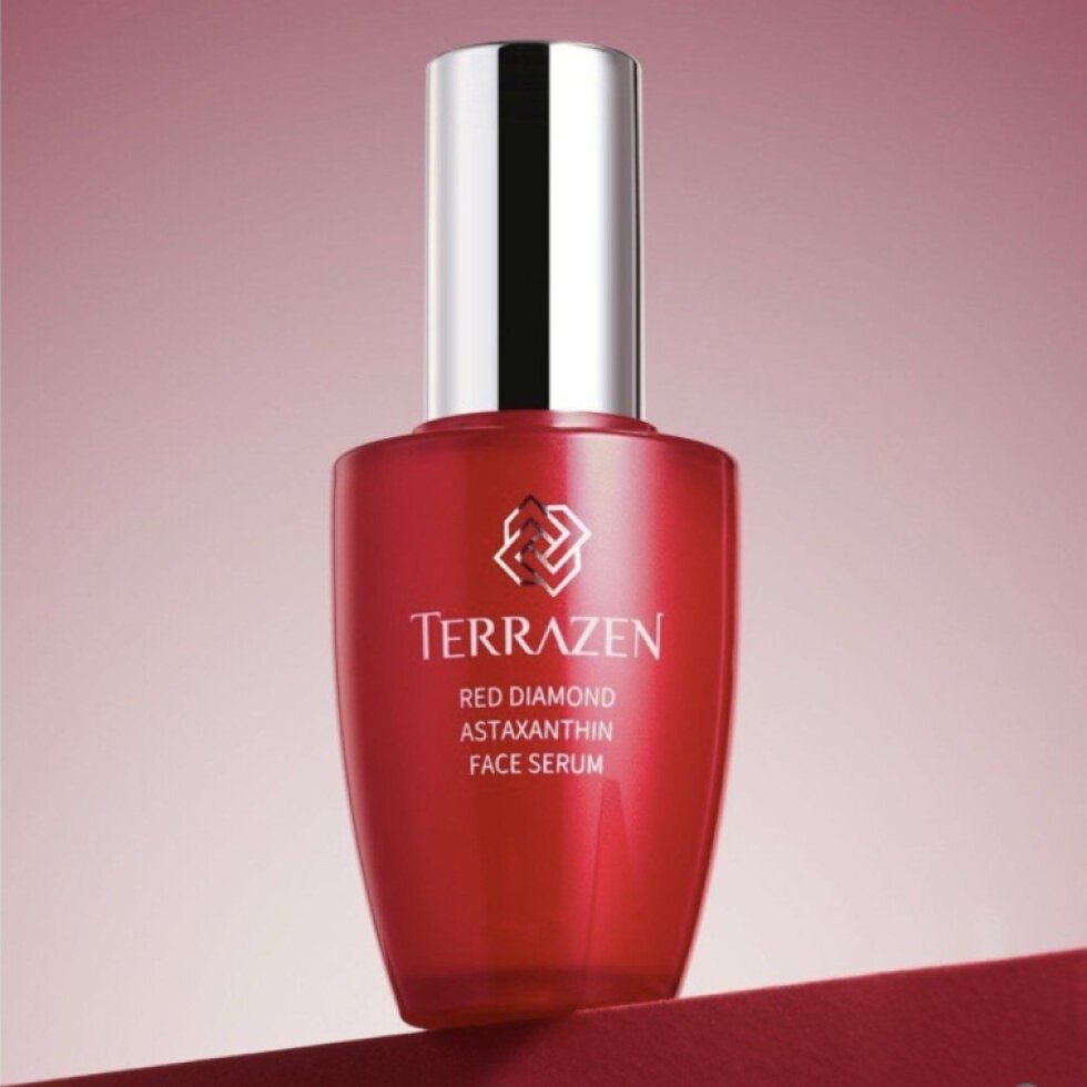 Terrazen - Red Diamond Astaxanthin Face Serum - Luxusní antioxidační sérum s astaxanthinem, resveratrolem a glutathionem 50 ml