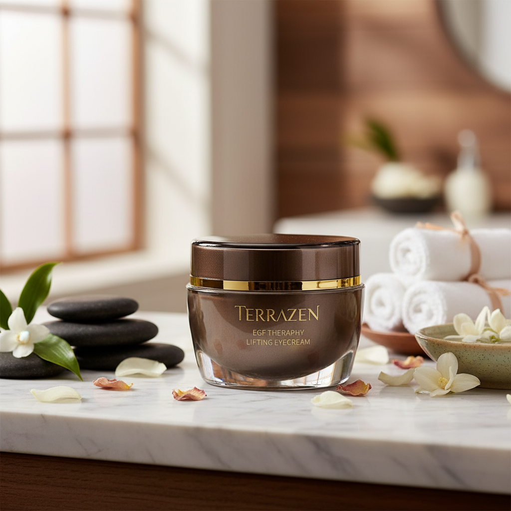 TERRAZEN - EGF THERAPY LIFTING EYE CREAM - Intenzivní liftingový oční krém s EGF, Volufilinem a peptidy 30 ml