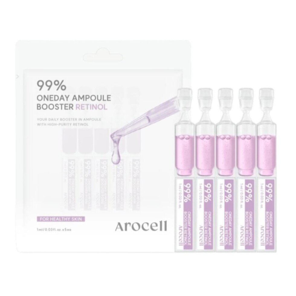Arocell - 99% Oneday Ampoule Booster Retinol - Retinolová ampule pro obnovu pleti 5 × 1 ml