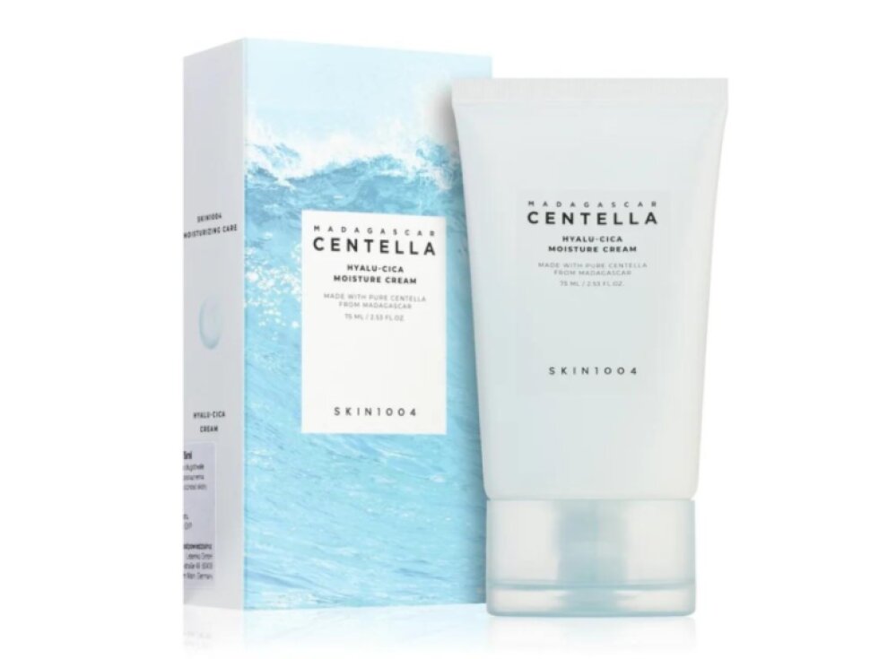 SKIN1004 - MADAGASCAR CENTELLA HYALU-CICA MOISTURE CREAM - Hydratační a zklidňující pleťový krém s Centella Asiatica a kyselinou hyaluronovou 75 ml