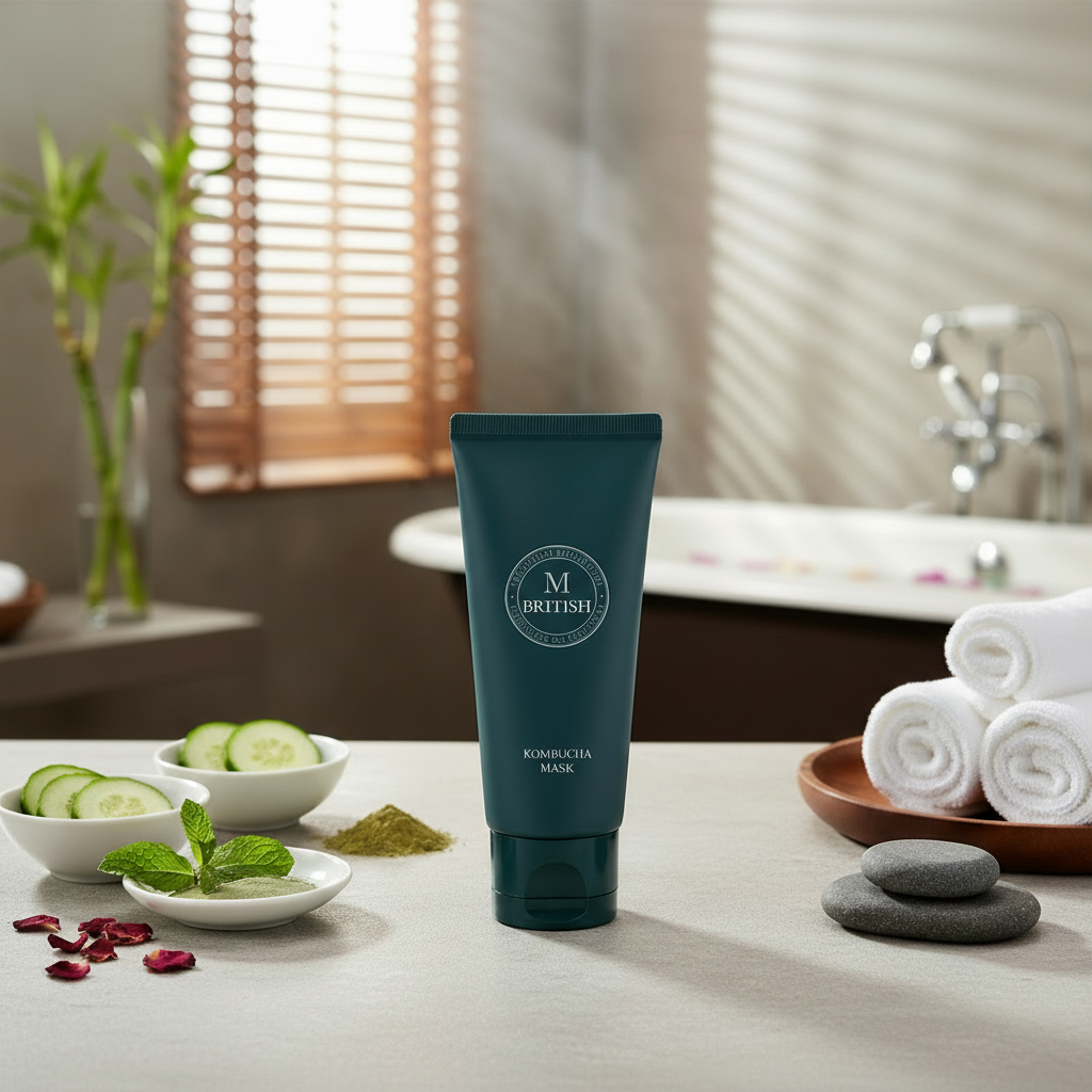 BRITISH M - KOMBUCHA MASK - Korejský vlasový balzám bez silikonů 50 ml