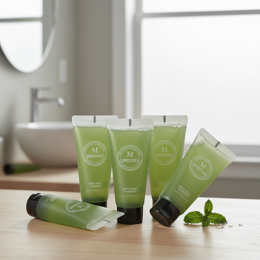 British M - Apple Mint Cooling Shampoo - Korejský chladivý šampon na mastnou pokožku hlavy a lupy 60 ml