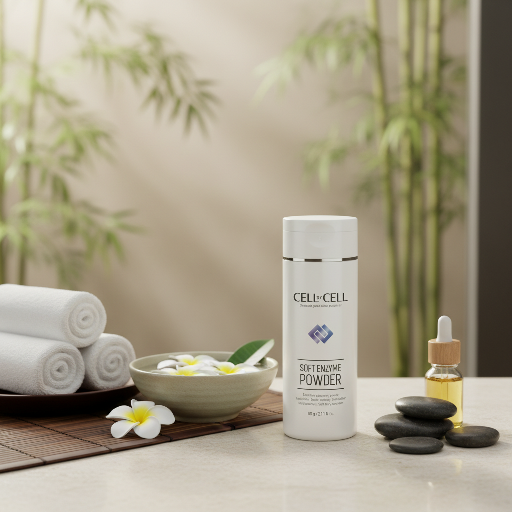 CELL BY CELL - SOFT ENZYME POWDER - Enzymatický peelingový prášek pro jemnou exfoliaci 60 g
