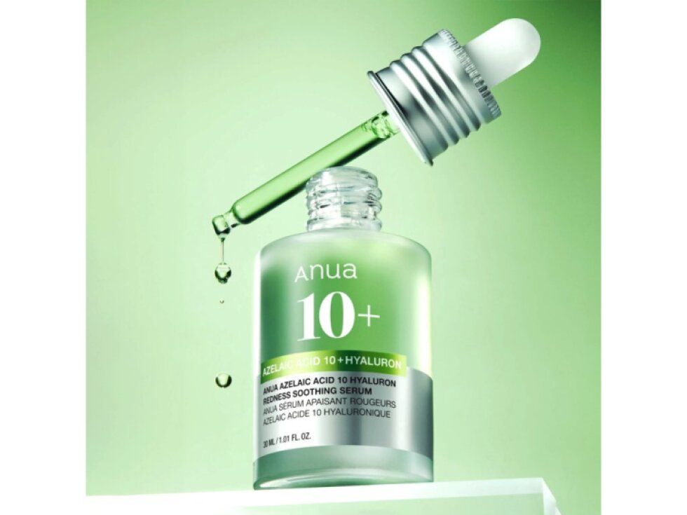 ANUA - AZELAIC ACID 10 HYALURON REDNESS SOOTHING SERUM - Zklidňující pleťové sérum s 10% kyselinou azelaovou a 8 typy kyseliny hyaluronové 30 ml