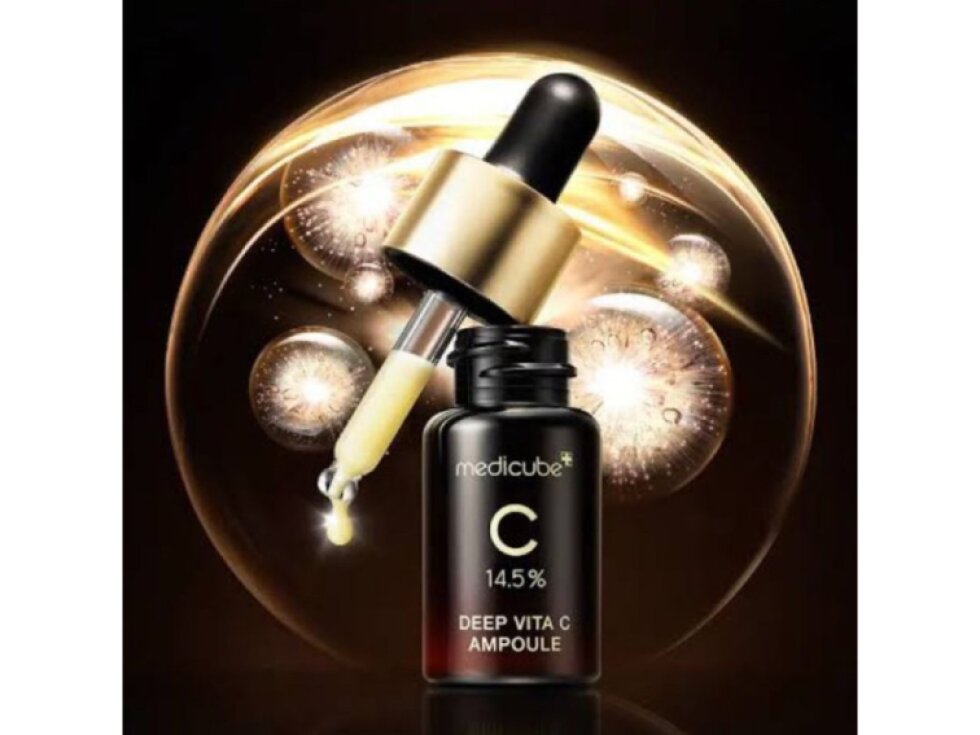MEDICUBE - DEEP VITA C AMPOULE 2.0 - Intenzivní rozjasňující sérum s vysokou koncentrací vitamínu C 3 x 10 g