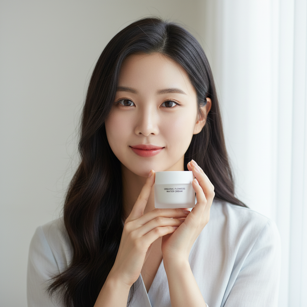 Whamisa - Organic Flowers Water Cream - Bio hydratační krém s kolagenem 50 ml