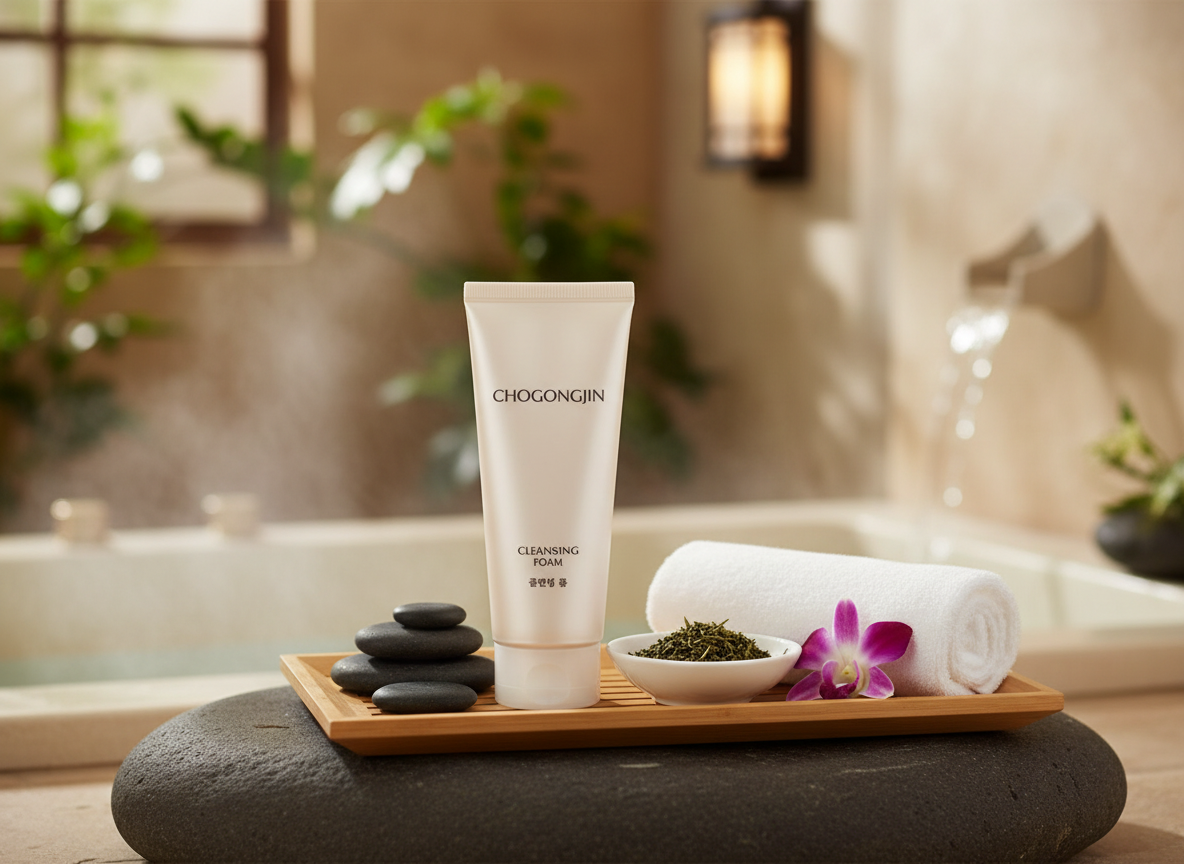 CHOGONGJIN - CLEANSING FOAM - Luxusní čisticí pěna s bylinnými extrakty pro dokonale čistou a vyváženou pleť 150 ml