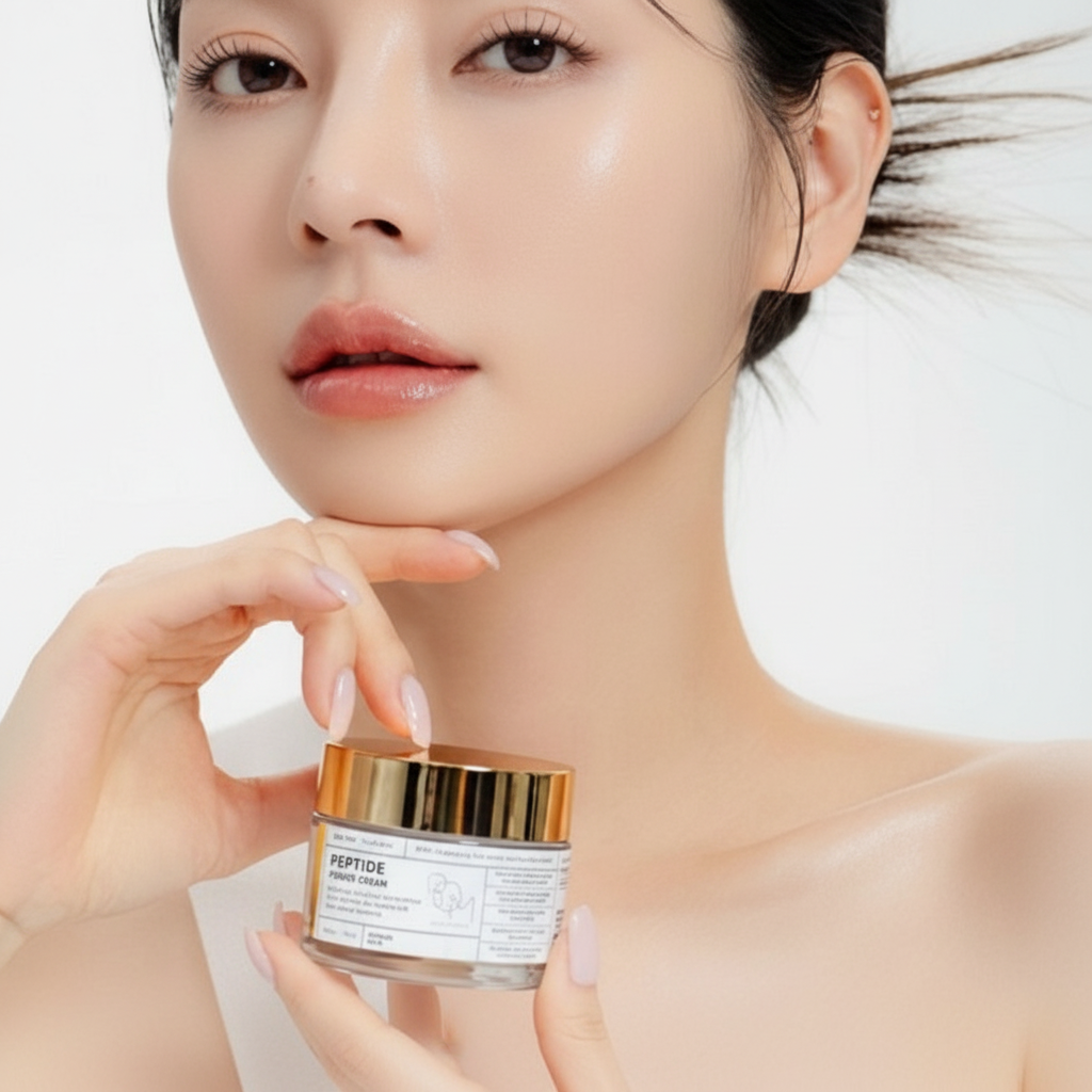 B.O.M. - PEPTIDE POWER CREAM - Protivráskový krém s čistým zlatem a peptidy 50 g