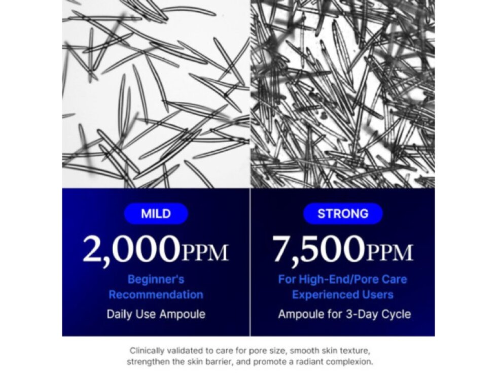 MEDICUBE - ONE DAY EXOSOME SHOT PORE AMPOULE 2000 MILD - Jemná exfoliační ampule pro čištění pórů a hladší pleť 30 ml