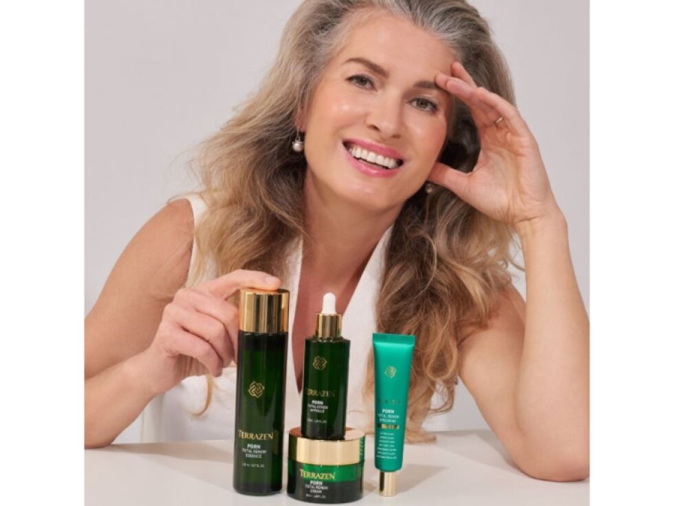 TERRAZEN - PDRN TOTAL RENEW - Luxusní regenerační péče s PDRN a kyselinou hyaluronovou pro obnovu a zpevnění pleti 4 produkty