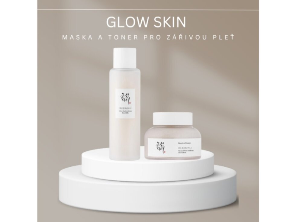 BEAUTY OF JOSEON - GLOW CHARGING RICE DUO - Rozjasňující rýžová duo sada s medovou maskou pro zdravý glow 150 ml + 150 ml