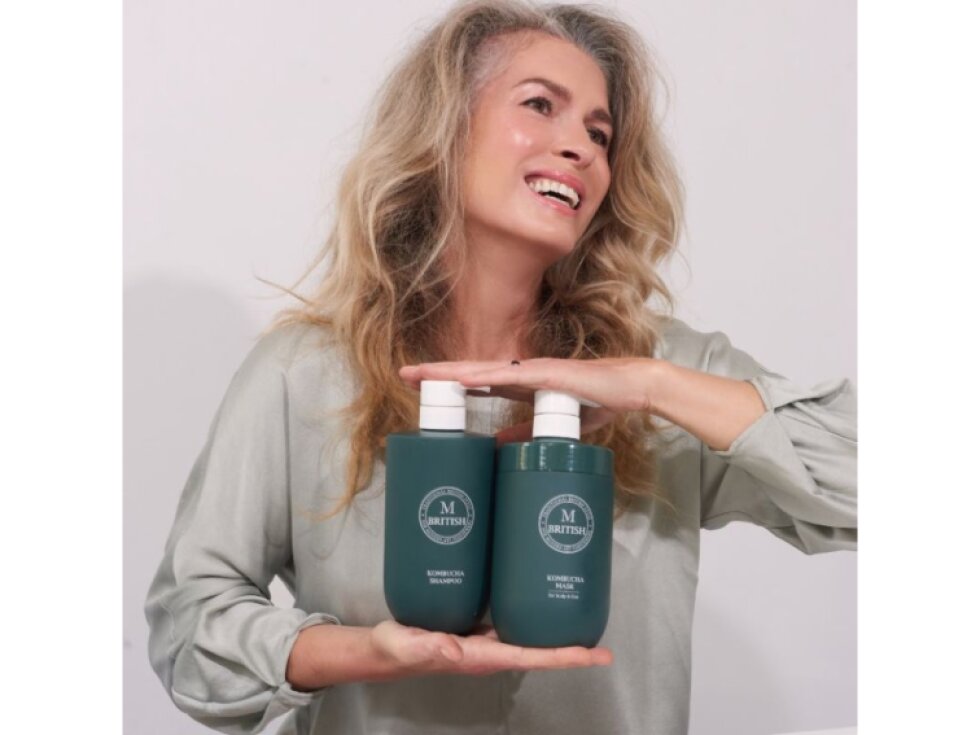 BRITISH M - KOMPLETNÍ VLASOVÝ RITUÁL - Kombucha šampon, kombucha kondicionér a anato oil 3 produkty