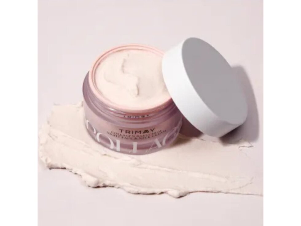 TRIMAY - COLLAGEN BAKUCHIOL NIGHT FACE & NECK CREAM - Noční kolagenový krém s bakuchiolem na obličej a krk 50 ml