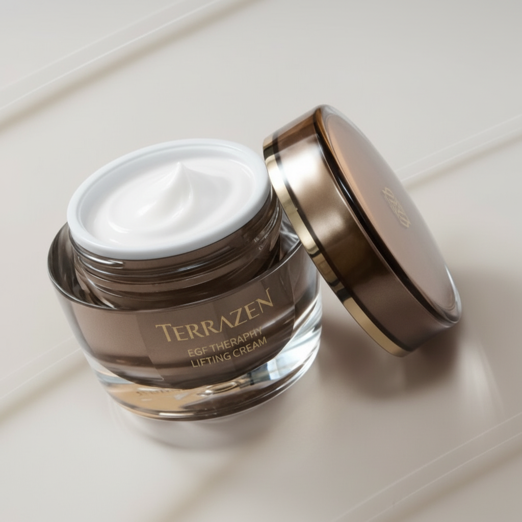 TERRAZEN - EGF THERAPY LIFTING CREAM - Intenzivní liftingový krém s růstovými faktory EGF, Volufilinem a peptidy 50 ml