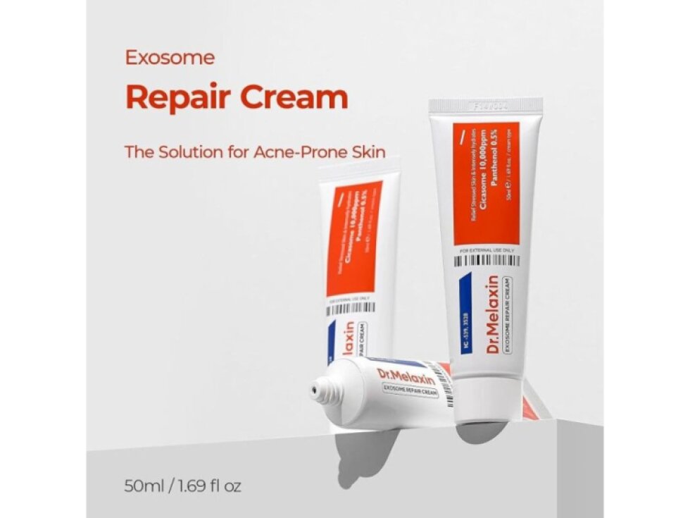DR. MELAXIN - EXOSOME REPAIR CREAM - Regenerační krém s exosomy pro obnovu, zklidnění a posílení kožní bariéry 50 ml