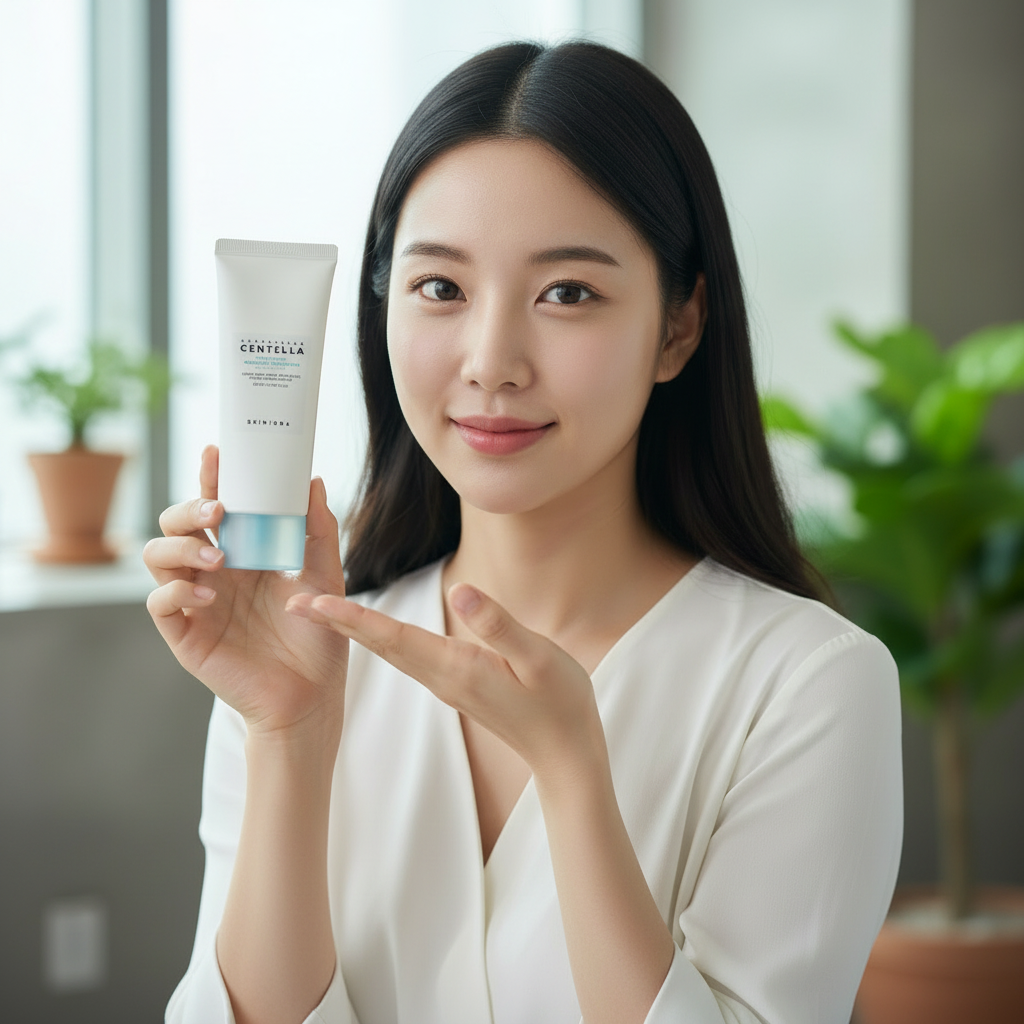 SKIN1004 - MADAGASCAR CENTELLA HYALU CICA WATER FIT SUN SERUM - Ultralehké hydratační opalovací sérum pro každodenní ochranu pleti SPF 50+ PA++++ 100 ml