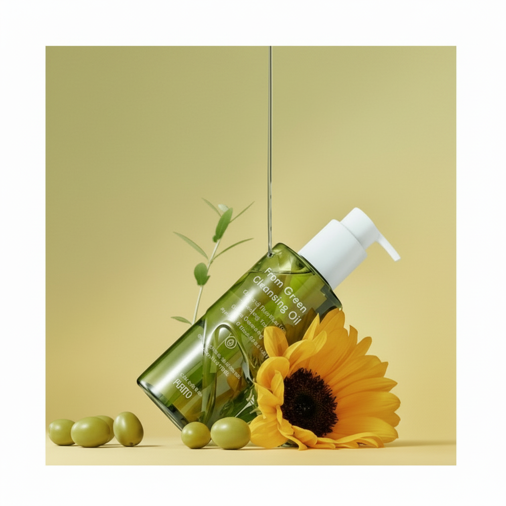 PURITO SEOUL - FROM GREEN CLEANSING OIL - Jemný odličovací olej s čistým, minimalistickým složením 200 ml