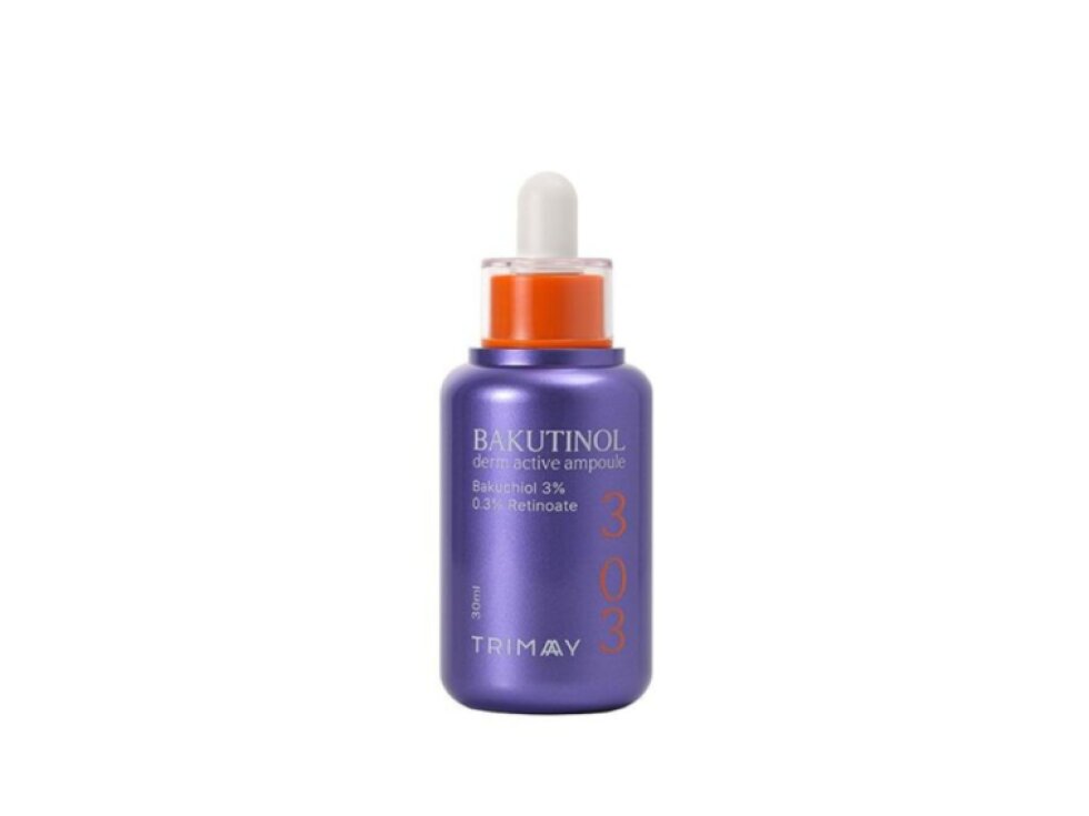 TRIMAY - BAKUTINOL DERM ACTIVE AMPOULE - Noční protivráskové sérum s bakuchiolem a retinoidem 30 ml
