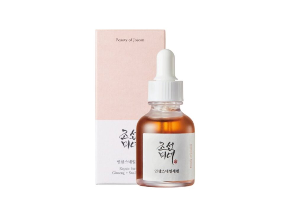 BEAUTY OF JOSEON - REVIVE SERUM GINSENG + SNAIL MUCIN - Regenerační a vyhlazující sérum se ženšenem a šnečím mucinem pro pevnější a zdravější pleť 30 ml