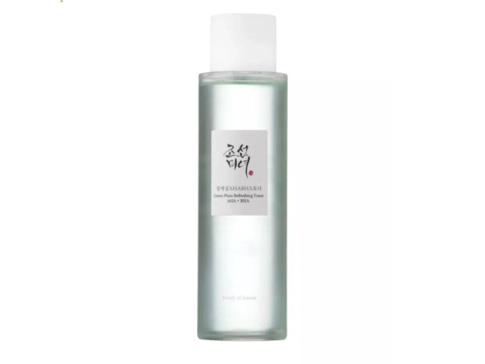 BEAUTY OF JOSEON - GREEN PLUM REFRESHING TONER AHA + BHA - Jemně exfoliační toner se zelenou švestkou a AHA/BHA kyselinami pro hladkou a čistou pleť 150 ml