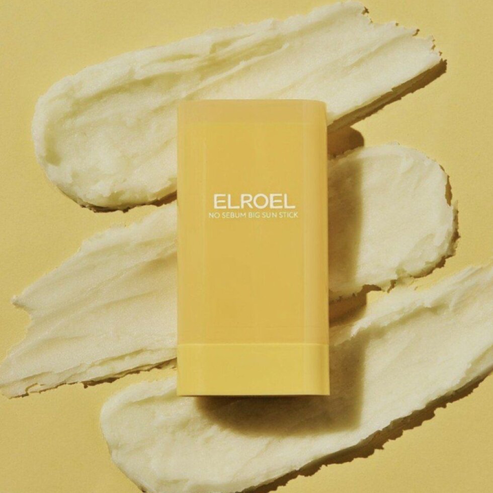 Elroel - No Sebum Big Sun Stick SPF50+ PA++++ - Matující opalovací tyčinka proti lesku a nadměrnému mazu 19 g