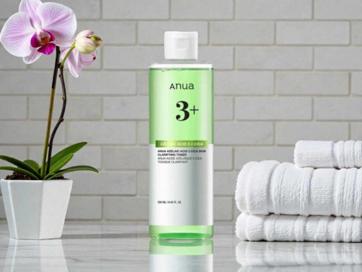 ANUA - AZELAIC ACID 3 CICA SKIN CLARIFYING TONER - Zklidňující čisticí toner s 3% kyselinou azelaovou, 7× Cica komplexem a jemnou exfoliací 250 ml