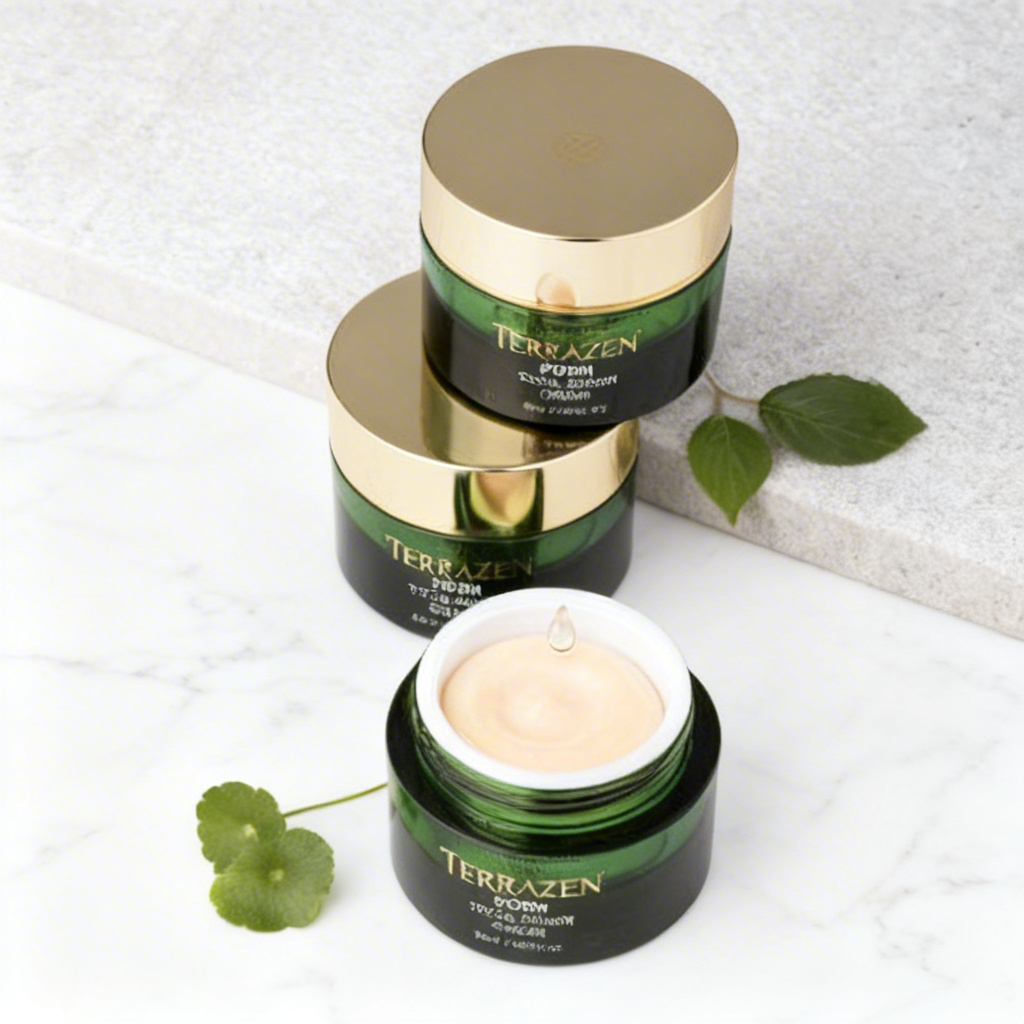 TERRAZEN - PDRN TOTAL RENEW CREAM - Protivráskový regenerační krém s PDRN, kolagenem a kyselinou hyaluronovou 50 ml
