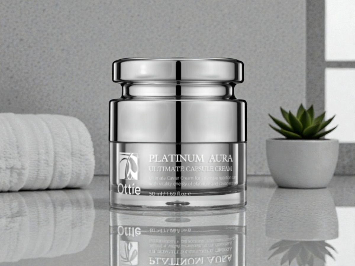 OTTIE - PLATINUM AURA ULTIMATE CAPSULE CREAM - Luxusní protivráskový krém s platinou, kaviárem a Q10 50 g