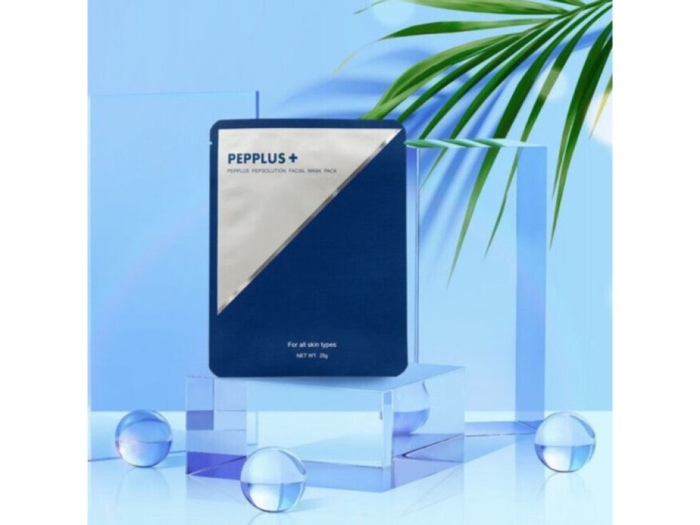 PEPPLUS+ - PEPSOLUTION FACIAL MASK - Liftingová pleťová maska s perlovým extraktem a peptidy 25 ml