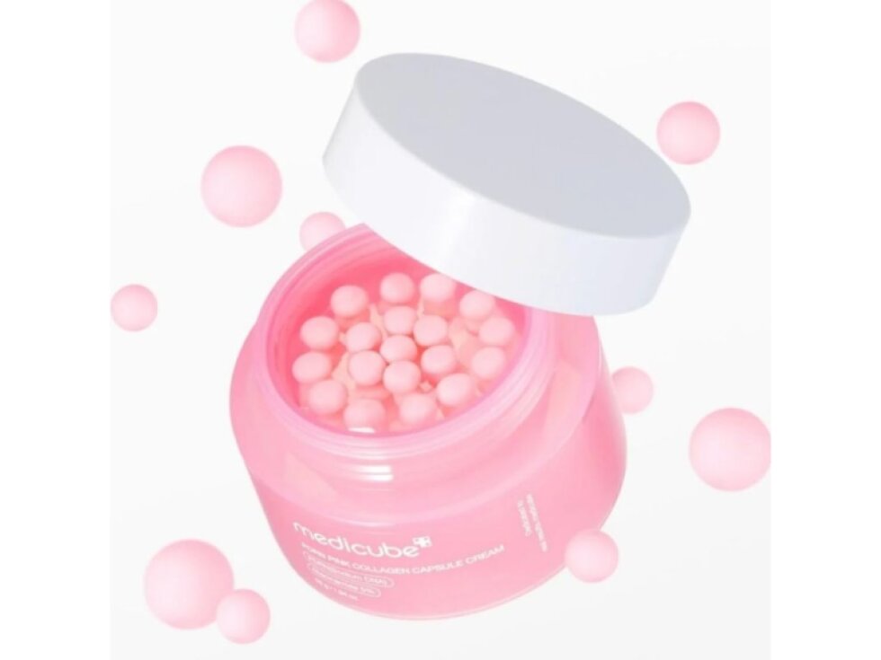 MEDICUBE - PDRN PINK COLLAGEN CAPSULE CREAM - Regenerační kapslový krém s PDRN, kolagenem a kyselinou hyaluronovou 50 ml